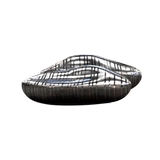 居语 Креативный цветочный горшок из нержавеющей стали, кресло для отдыха