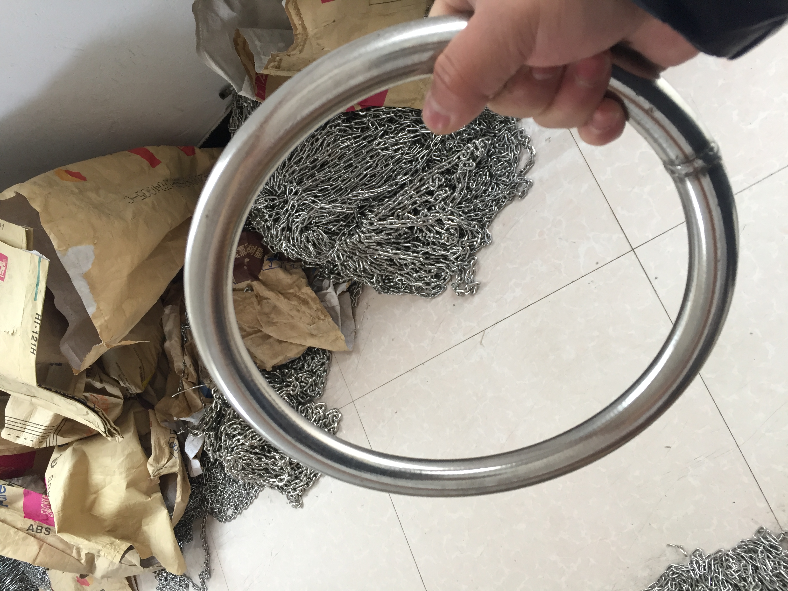 304 316 stainless steel circle ring large steel ring iron ring fishing net ring rust non-steel ring custom made