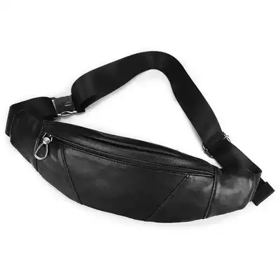 Sheepskin casual running bag female small bag new leather lambskin bag women's mobile phone running bag women's fashion