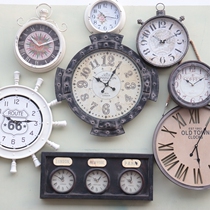 Lonely Collection European-style Classical Antique Hanging Bell American Countryside Guest Restaurant Silent Hanging Watch Villa Decoration Hanging Watch