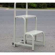 Warehouse movable climbing car cargo ladder detachable handling ladder climbing platform multi-saving 2-step ladder disassembly version (