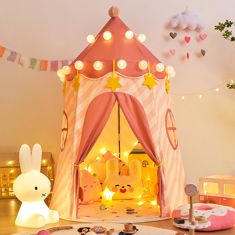 Hey Yo Baby Children's small tent Indoor home Baby game House Girl Princess Castle Play with house Little House-Taobao