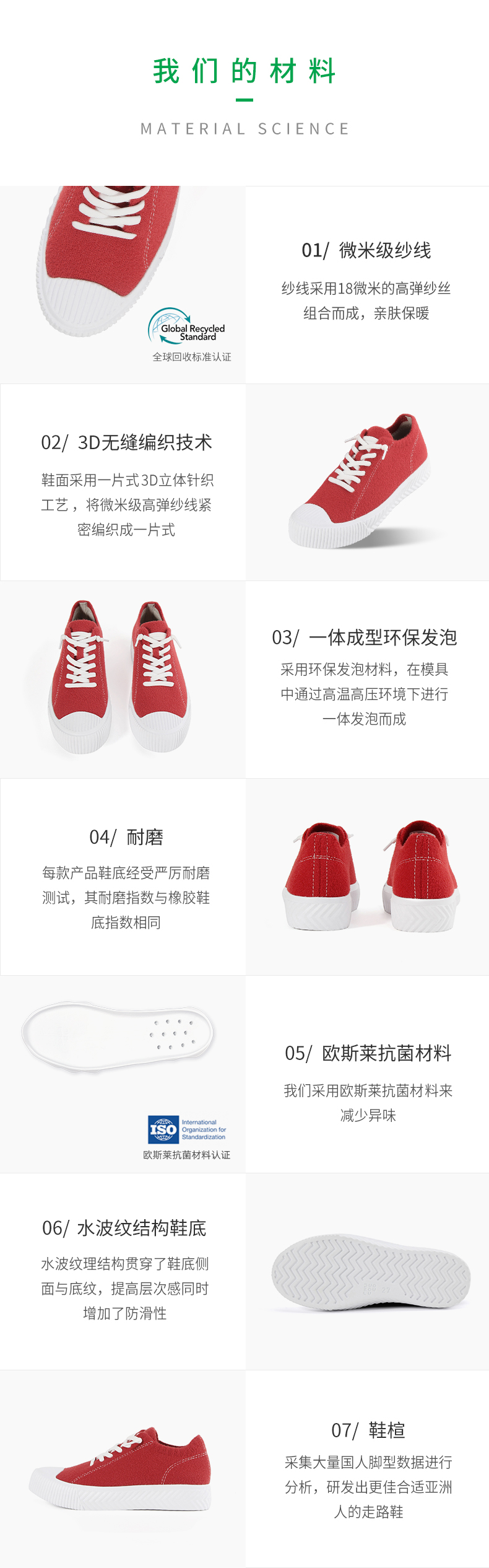 多走路 秋冬新款 男女加厚绒面饼干鞋 健步休闲鞋 图5