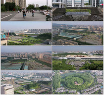 Changsha High-tech Zone Changsha Lugu Zhonglian Heavy Branch Lugu Park Lugu Enterprise Square real shot video material