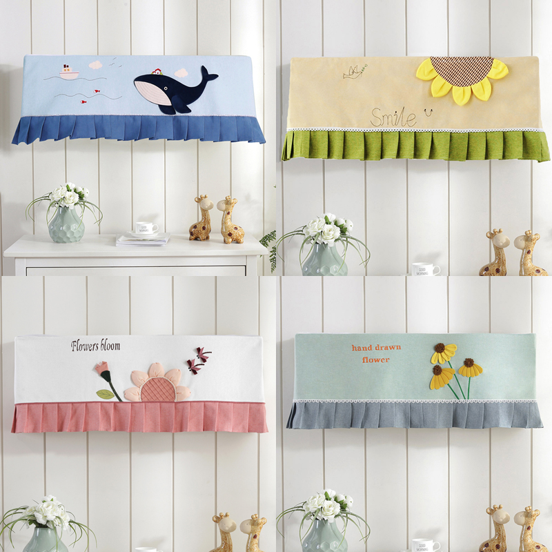 Air conditioning dust cover wall-mounted air conditioner Gree air conditioning cover set hanging inner cover cloth beautiful air conditioning cover 2021 new