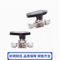 316L stainless steel ferrule two-way ball valve ferrule straight-through stop valve terminal switch valve