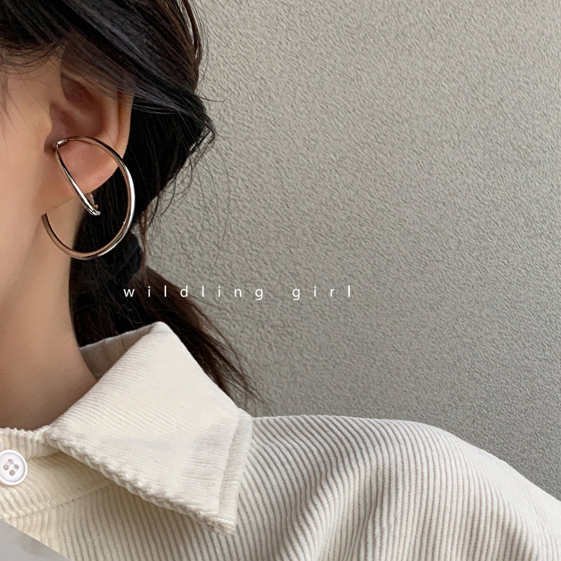 Metal Geometric Irregular Line Without Earhole Earbone Clip Woman Fashion Personality Painless Ear Clip Brief About 100 Hitch Wear