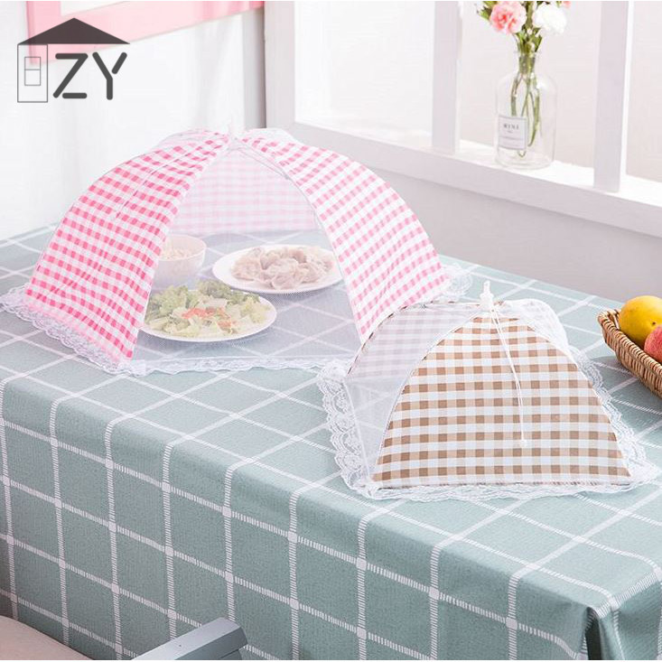 Foldable food cover dish cover gauze mesh table to prevent flies on the dining table cover large home kitchen
