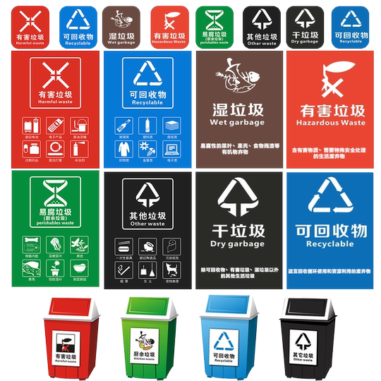 Anderer Müll der Stadt Guangzhou, Provinz Jiangsu, Nanjing-Logo