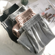 2021 Spring and Autumn New wide leg pants womens high waist hanging feeling thin and versatile casual fashion foreign style falling feeling mopping pants