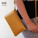 Кожаная модная маленькая сумка клатч, вместительная и большая сумка на одно плечо, коллекция 2023, из натуральной кожи