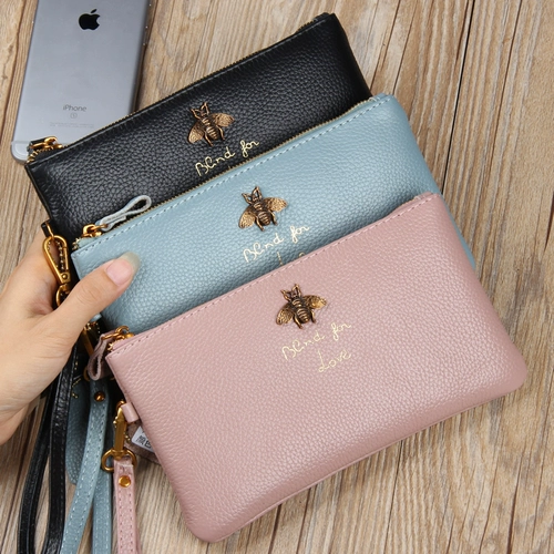 Маленькая сумка клатч, длинный ультратонкий тонкий кошелек, модная сумка с петлей на руку для матери, коллекция 2023, для среднего возраста