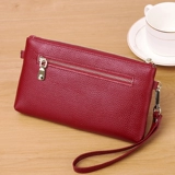 Маленькая сумка клатч, модный длинный кошелек, небольшая сумка для матери, универсальный мобильный телефон, сумка с петлей на руку, городской стиль