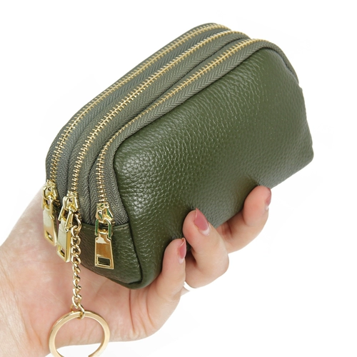 Кошелек, маленькая сумка через плечо, вместительные и большые кожаные милые маленькие монеты для матери для ключей, из натуральной кожи, простой и элегантный дизайн