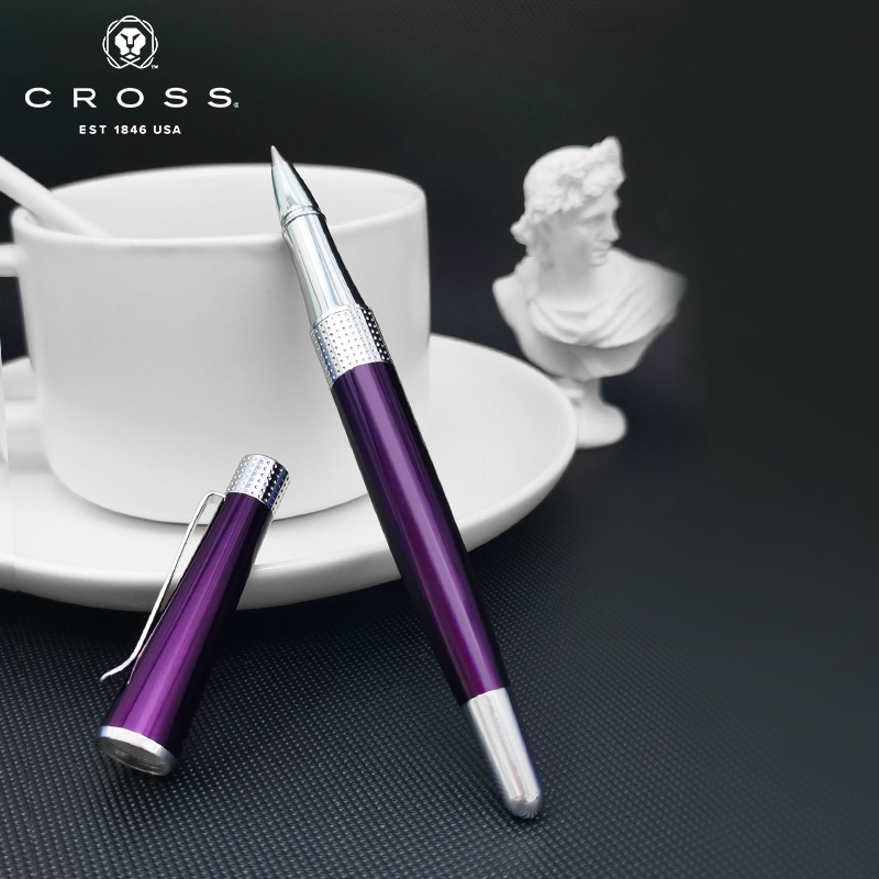 CROSS Gaoshi Signature Bead Pen Official Beverly Signature Men and Girls Friends Retro High-end Custom Lettering Gift Student Writing and Practice Business Office Black Pen Refill