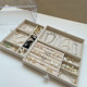 Acrylic drawer large capacity jewelry box earring necklace storage box high-end exquisite antioxidant finishing box