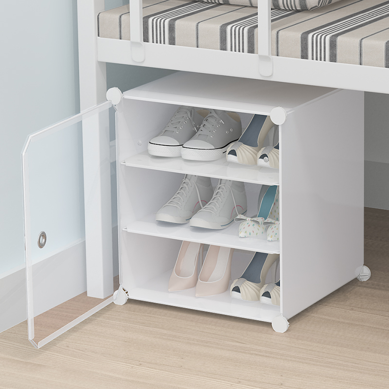 College student Dormitory Shoe Rack Narrow small bed bottom bed bottom mini-entrance Entrance With God Instrumental Simple Shoe Cabinet Economical type