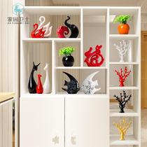 Wine cabinet decorative ornaments Entrance door shoe cabinet Nordic style Ceramic crafts Swan decoration Deer gift