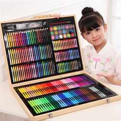 Children's Drawing Tool Set Pen Gift Box Watercolor Pen Primary School Art Painting Girl Birthday Stationery Gifts