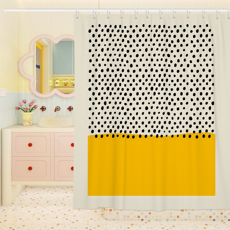 Medieval Modern Retro Solid Color Abstract Waterproof Thickened Shower Curtain Mildew-Proof Toilet Curtain Partition Bath Curtain Medieval Modern Retro Solid Color Abstract Waterproof Thickened Shower Curtain Mildew-Proof Toilet Curtain Partition Bath Curtain