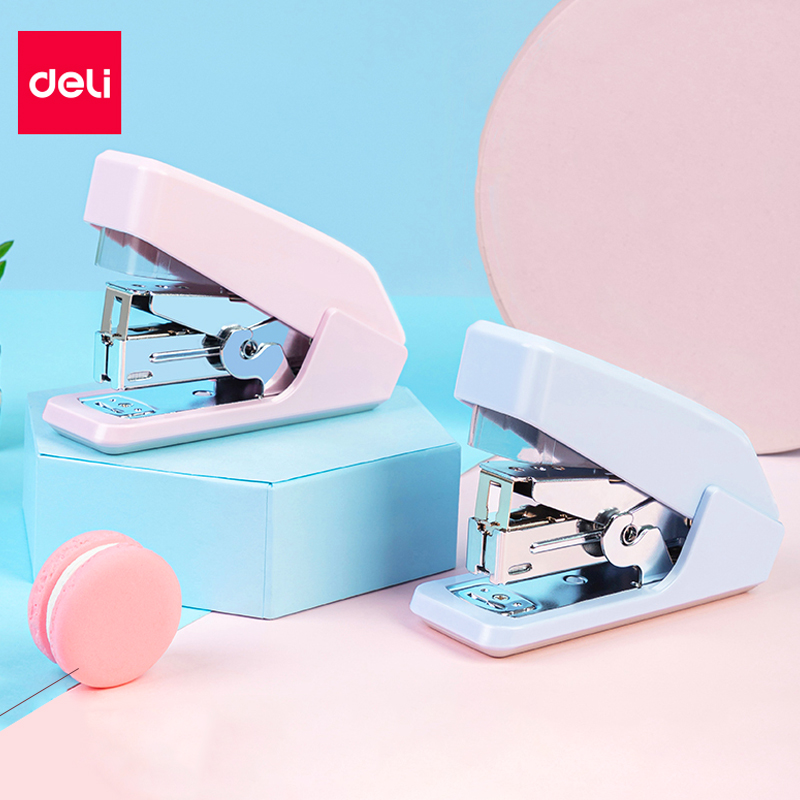 Able Labor-saving Nail Bookmachine Macaron Color Desktop Small Clearing New Office Bound Cute Candy Color Student Nail Bookseller