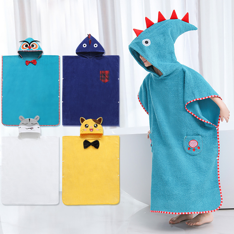 Bath Towel for Children and Adults, Bathrobe, Cape, Pure Cotton, Absorbent, Quick-Drying, Special for Swimming, Boys Can Wear with Hood Bath Towel for Children and Adults, Bathrobe, Cape, Pure Cotton, Absorbent, Quick-Drying, Special for Swimming, Boys Can Wear with Hood