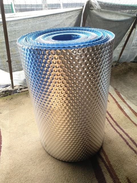 Blue aluminum alloy silent rain shaft silent rain canopy silent anti-theft balcony anti-theft net shade aluminum alloy rain insulation