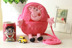 Gấu nâu Backpack Connie Thỏ Baby Girl Slanted Shoulder Bag Shake Tone Plush Cartoon Cute Bag. 