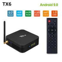 Allwinner H616 TX6 HD Box 4k Network Player Android 9 0 4G 64G Dual Band WIFI Bluetooth