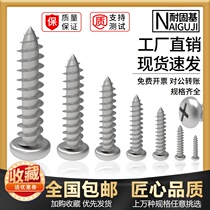 PA cross round head self-tapping screw 304 stainless steel extended pan head small screw GB845 screw M3M3 5M4
