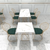 Стол магазина молока и стул Комбинированный интернет -красный и свежий магазин напитков западный ресторан