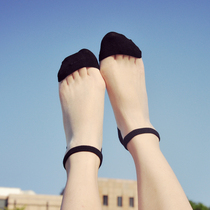 Socks women glass silk Crystal socks feet transparent stockings unscented ultra-thin cotton bottom womens invisible socks summer