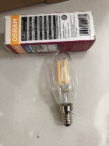 Osram led filament bulb 2W 4W retro bulb creative bulb Yellow E14 candle bulb energy-saving led single lamp
