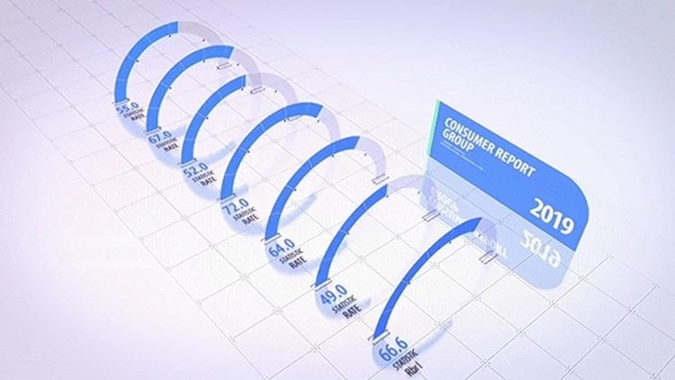 AE模板简约大气简洁3D三维柱状图高端数据增长金融企业信息图表插图12