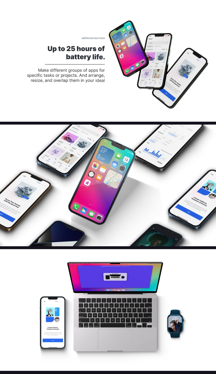 iphonePro手机APP展示动画UI界面动效应用程序宣传视频三维AE模板插图13