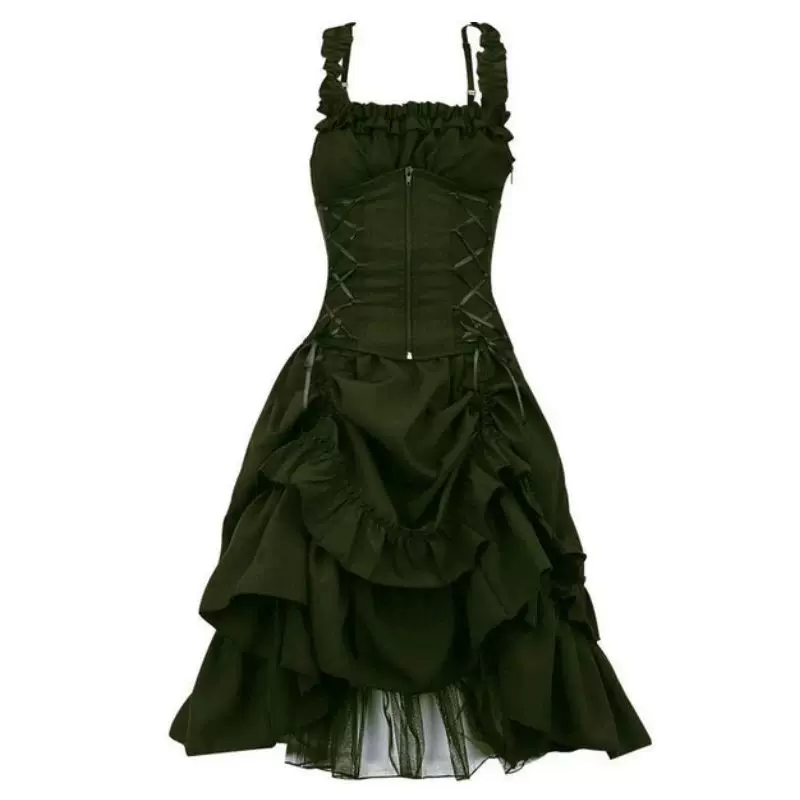 Платье в викторианском готическом стиле 2023 5XL для женщин VE Body DOS RETRO LOLITA