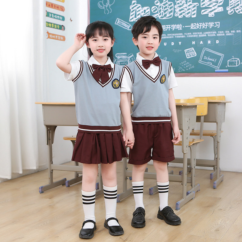 National Day children's chorus performance costumes large chorus boys and girls British style class uniforms primary and secondary school students school uniforms performance clothes