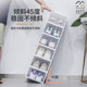 Shoes storage transparent storage shoe box simple plastic shoe cabinet dustproof and anti-oxidation shoe box multi-layer foldable shoe rack