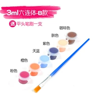 Пигментированный акрил, 3 мл, 6 цветов