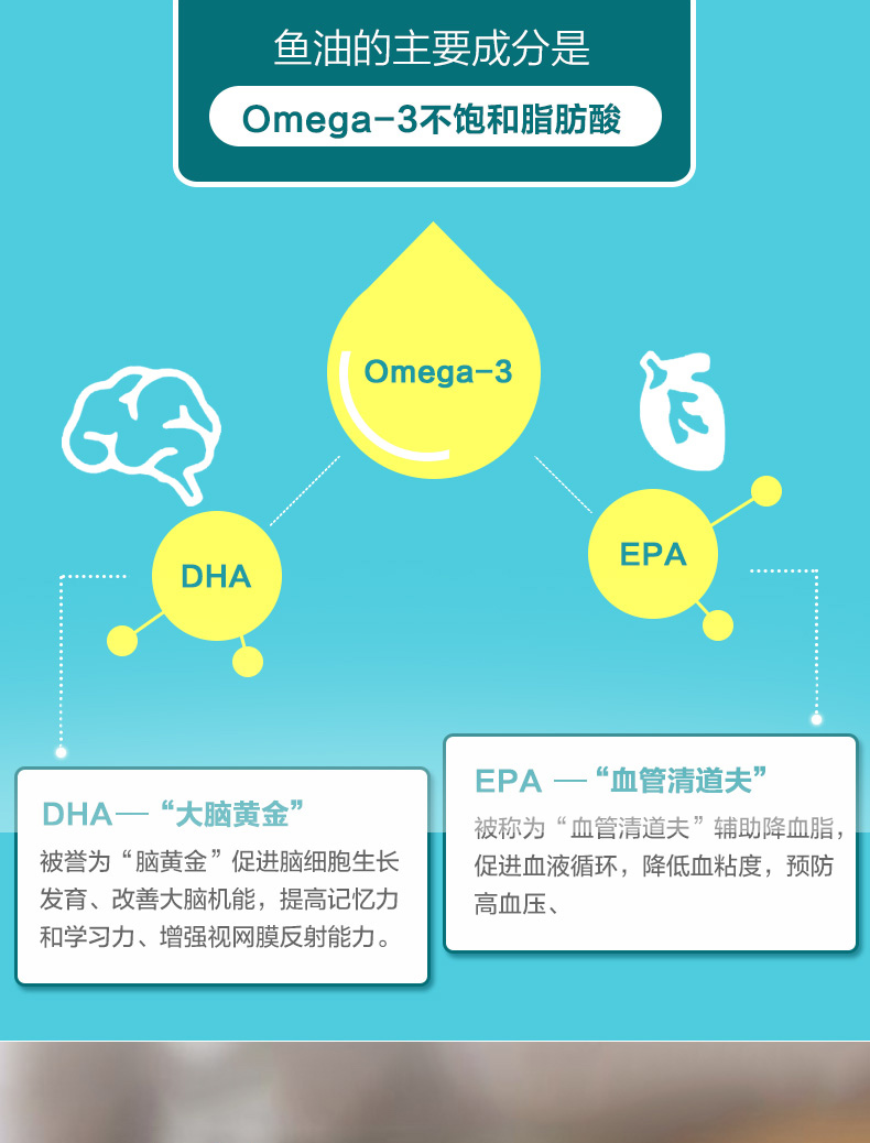 拍2件！澳佳宝omega3深海鱼油400粒