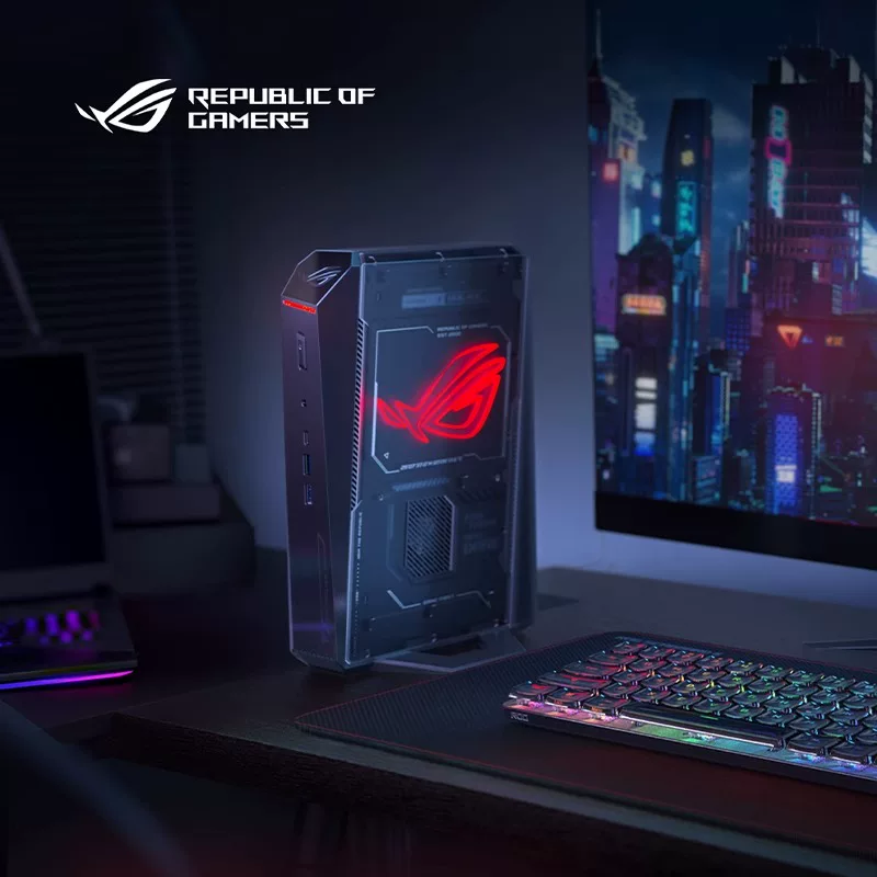 ROG NUC 2025 высокопроизводительная мини-консоль U9-275HX/RTX5070Ti/5080 отдельная графическая карта игровая консоль мини десктопный компьютер киберспорт настольный компьютер новый продукт в Republic of Gamers