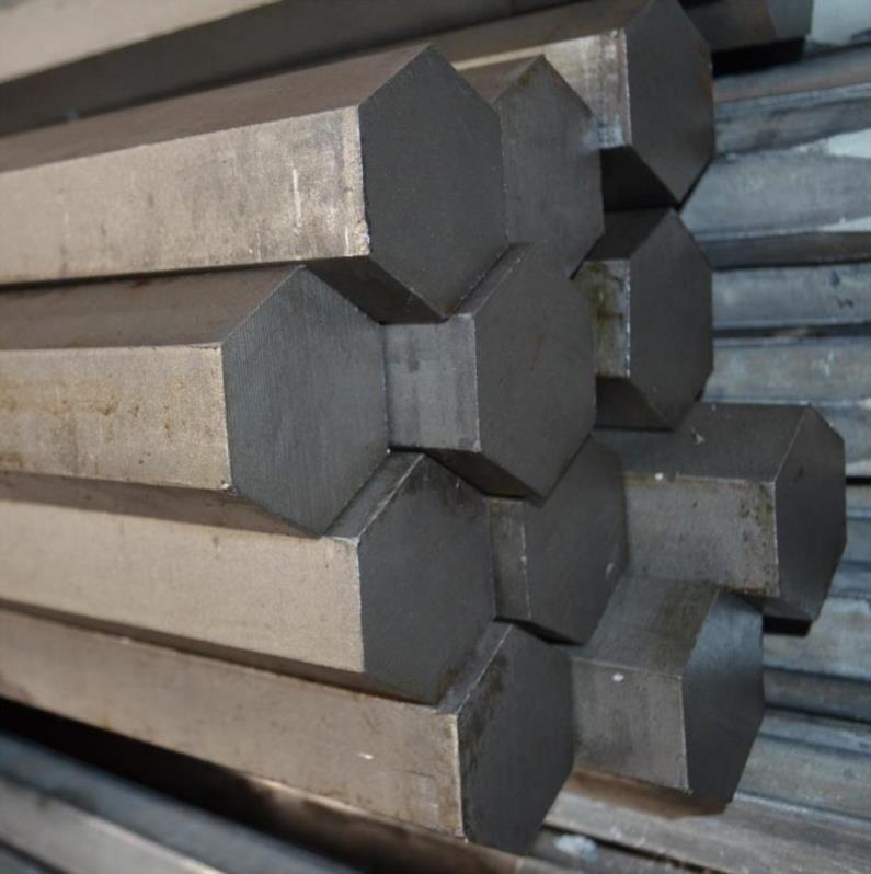 Hexagonal steel Hexagonal steel bar Hexagonal bar No. 45 steel A3Q235 45#304 opposite side S5mm-80mm