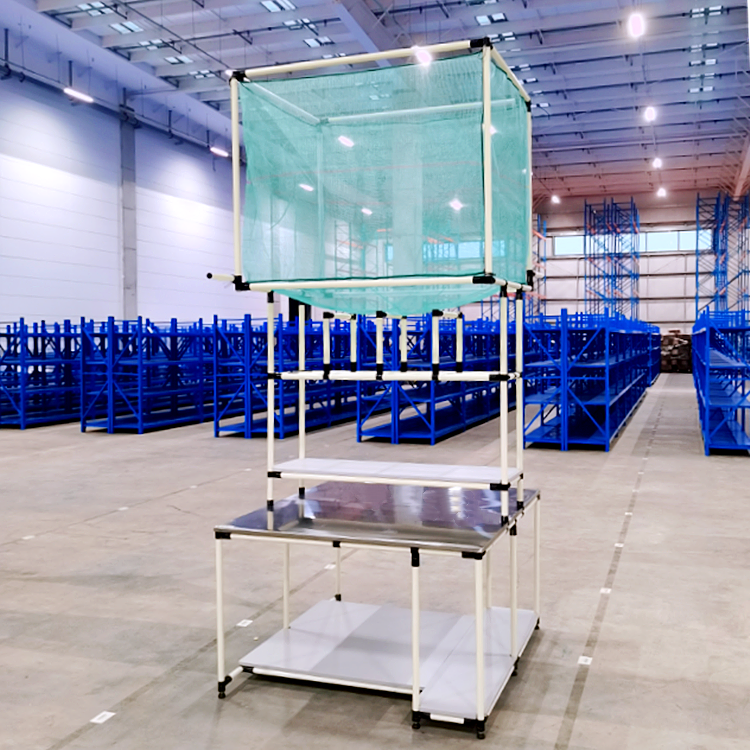 Electric Commercial Single Double Packing Desk Warehouse Working Table Express Product Packaging Table Review Desk Line Stick Shelf Custom