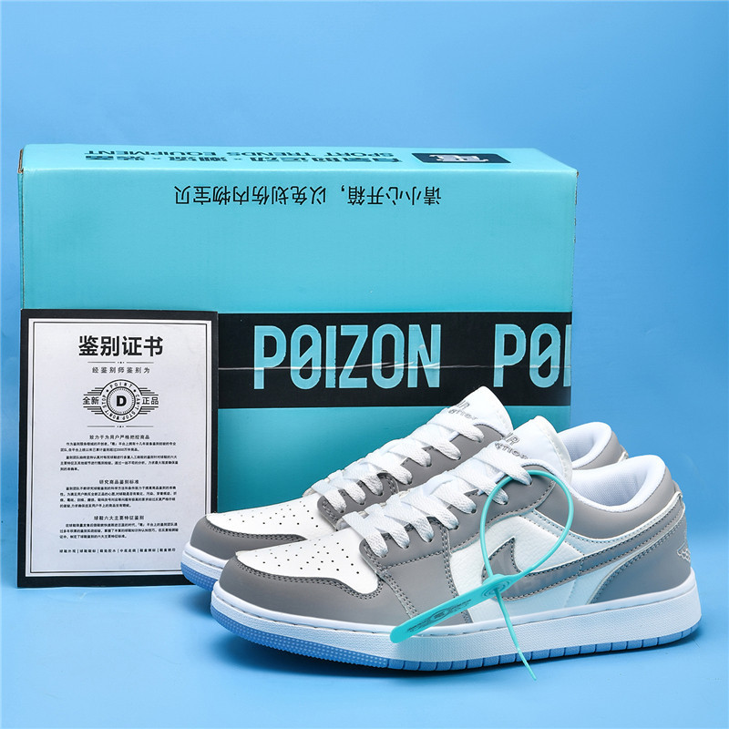 Putian Aj Men's Shoes Dunk Gray and White Low-Top Sneakers Aj1Low Couple Sports Casual White Shoes Versatile Women's Shoes Putian Aj Men's Shoes Dunk Gray and White Low-Top Sneakers Aj1Low Couple Sports Casual White Shoes Versatile Women's Shoes