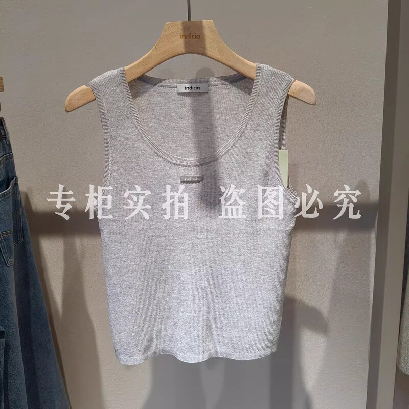 Quick Delivery Indicia Label Women's Clothing Store Genuine 2026 Summer Tank Top Base Shirt F2B6Bx180C-289