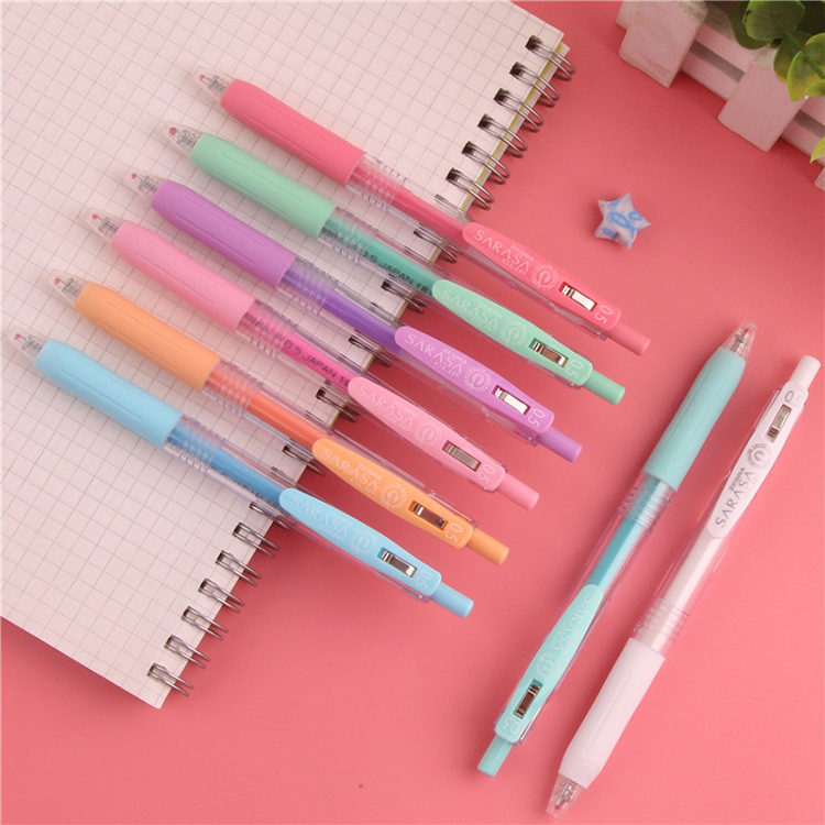 Japan ZEBRA zebra Official Tongan JJ15 Color by movement Chinese Pen Milk Color Soft Color gel Pen Aqueous Pen students sign pen with a hand account water-based pen 0 5mm-5mm