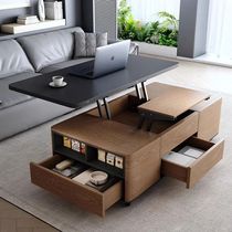 Storage Nordic Coffee Table Trau Lift Up Organizer Mesa Late