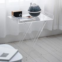 Nordic Acrylic Foldable Coffee Table Ins Transparent Small T