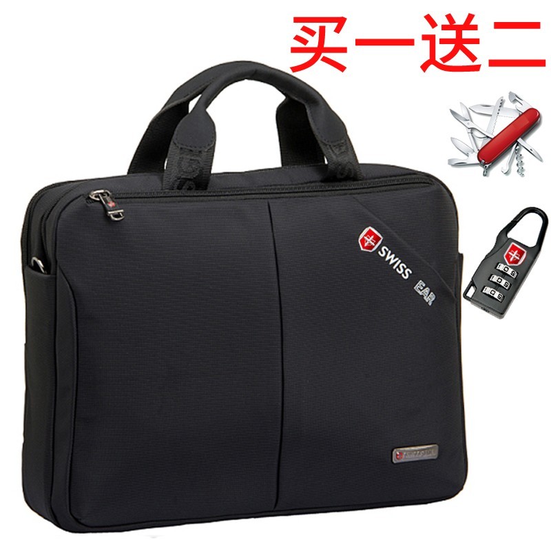 Official website Swiss Army Knife Large Capacity Short Distance Travel Bag Men's Single Shoulder Carry-on Travel Bag Computer briefcase