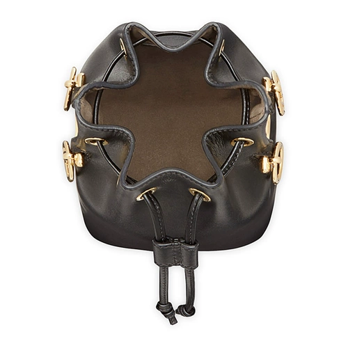 Fendi, кожаная универсальная маленькая черная небольшая сумка